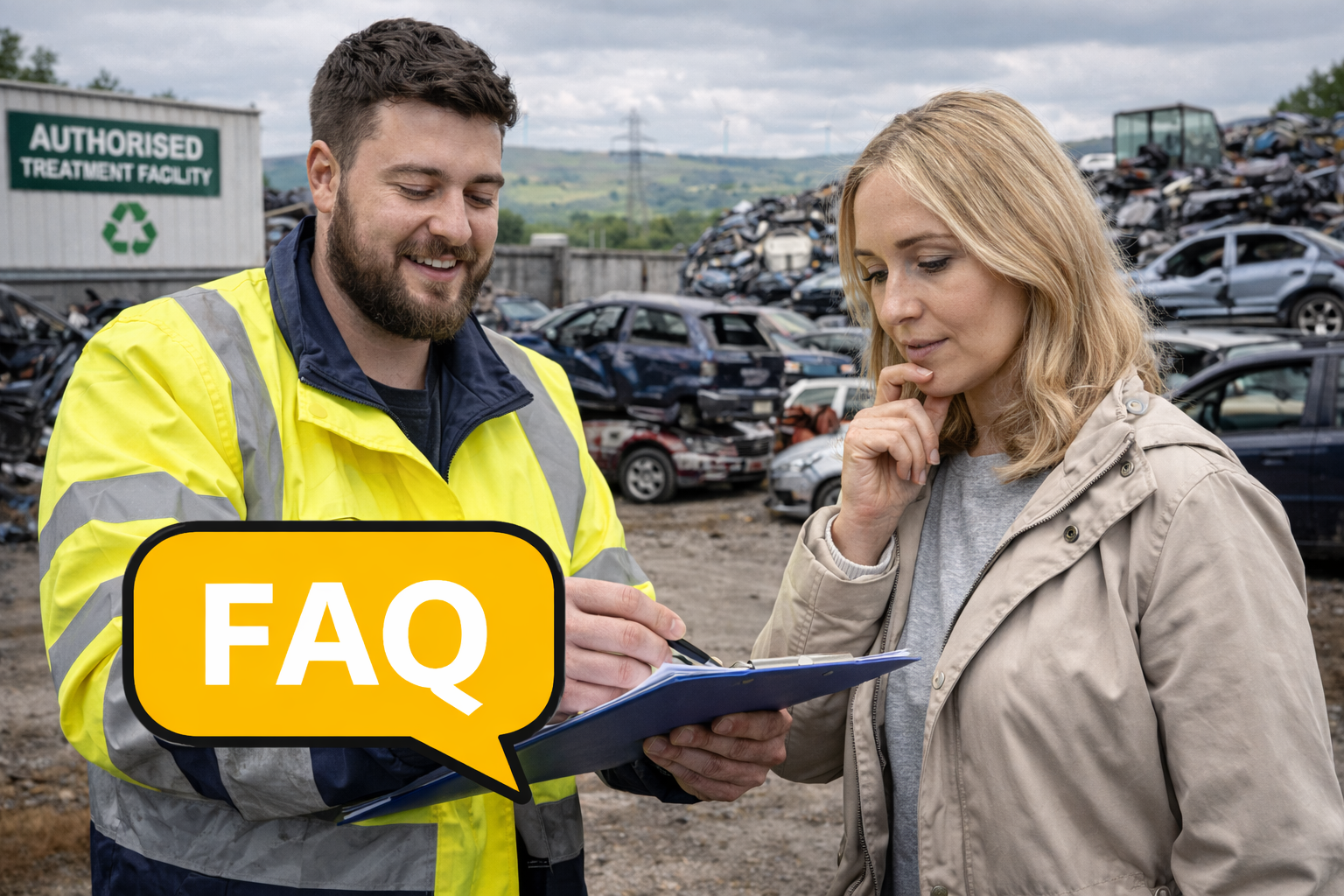 Scrap car FAQs and advice in Hindley